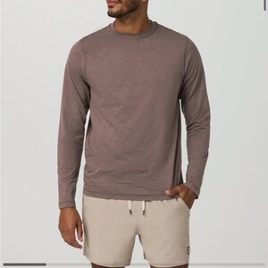 Vuori Brown Long Sleeve Tee